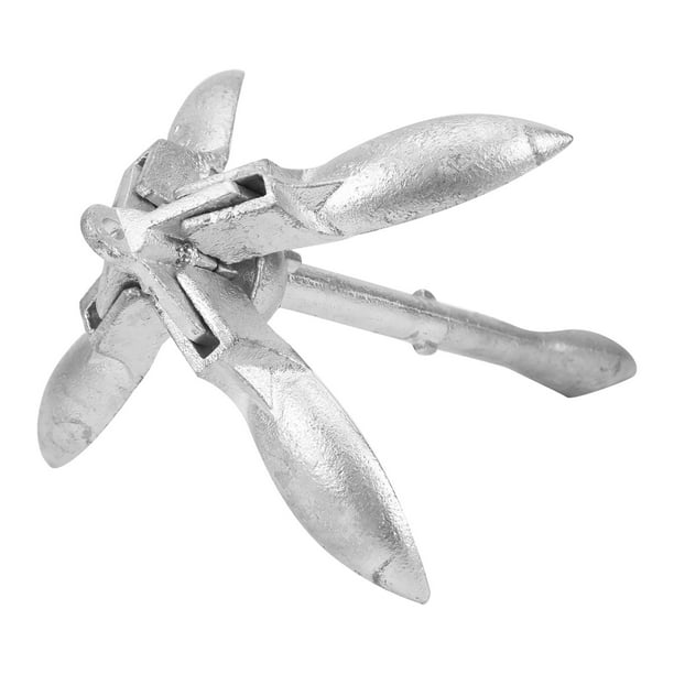Folding Grapnel Anchor Steel Stainless 1.5lbs 0.7kg Boat-Marine-Yacht-Dinghies